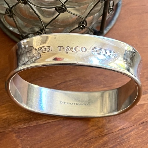 TIFFANY & CO.  1837® Square Bangle Sterling Silver (LIKE NEW) - Picture 6 of 6